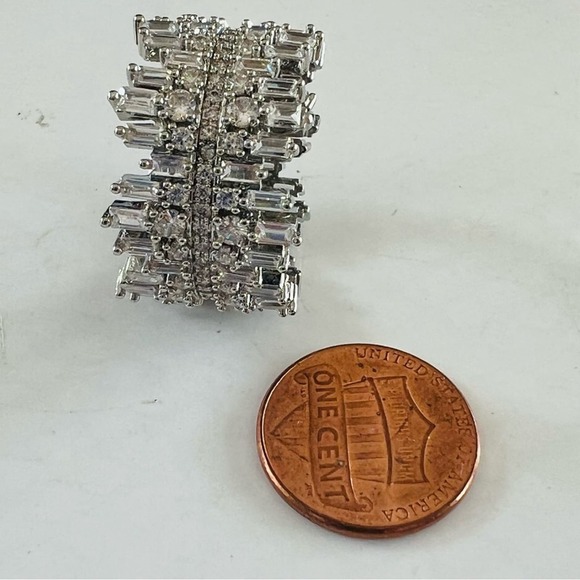 Tipsy's Favorite Brutalist CZ Ring 11 Final One - Picture 5 of 9